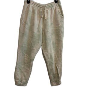 Adidas Women's Green and Khaki Joggers S